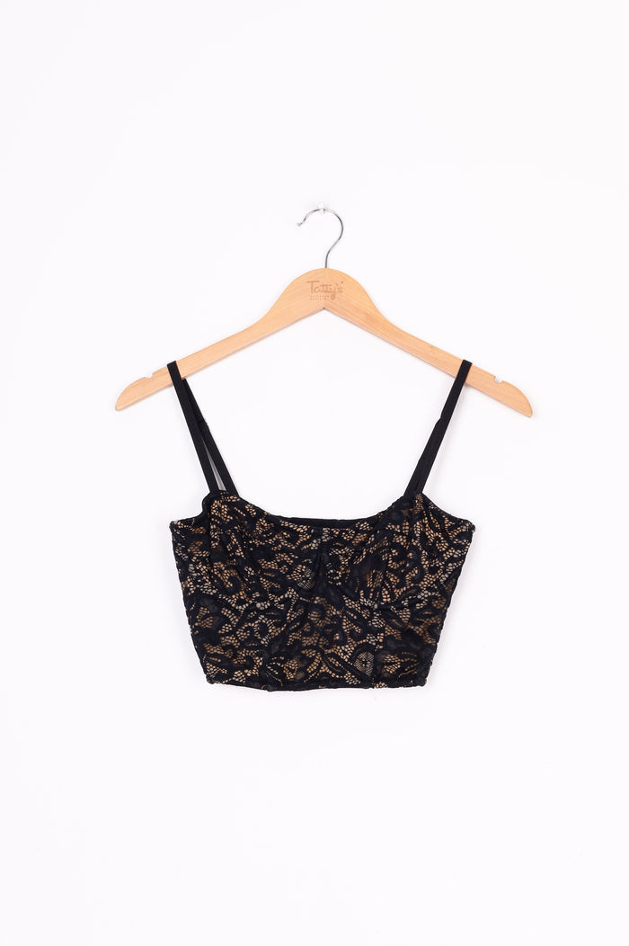 Rotate Womens Black Top Size 8