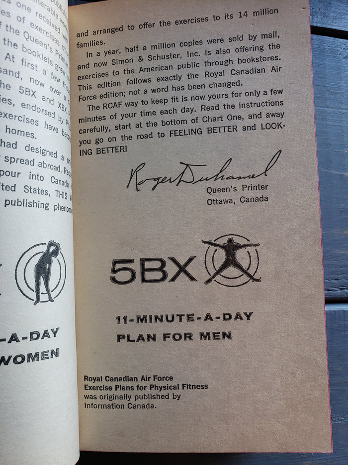 Royal Canadian Air Force Exercise Plans for Physical Fitness (1973)