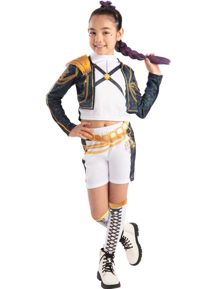 Rumi Golden Hybrid Demon Hunters Kids Costume