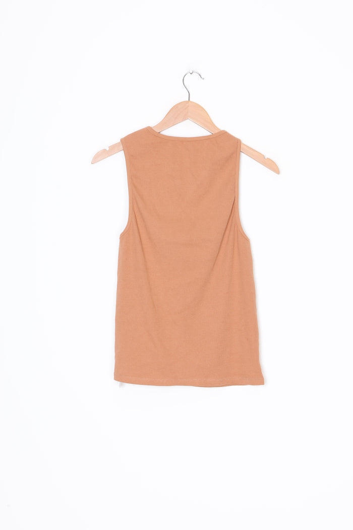 Salt Murphy Womens Beige Top Size L