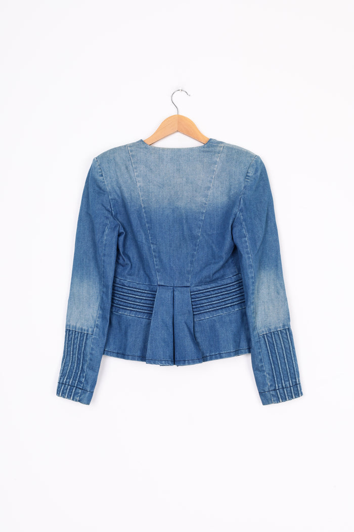 Sass & Bide Womens Blue Jacket Size 38