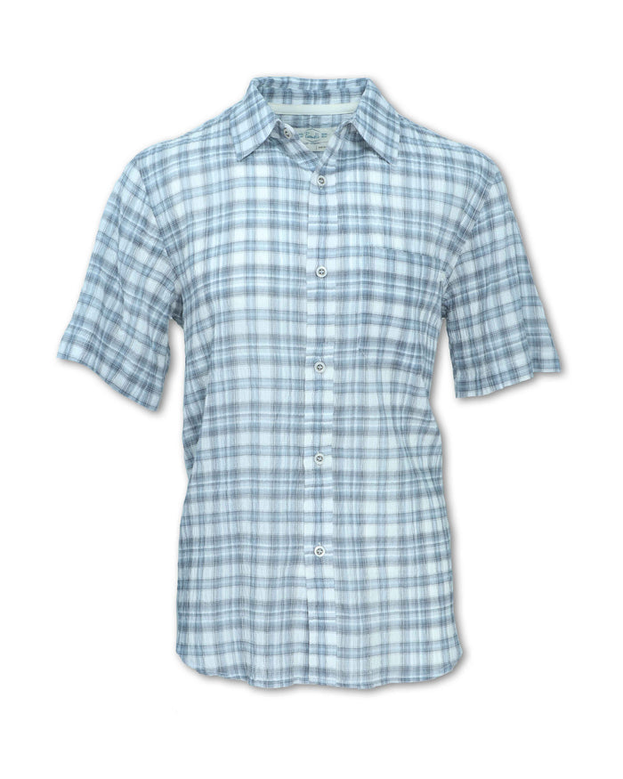 SEERSUCKER PLAID SHIRT