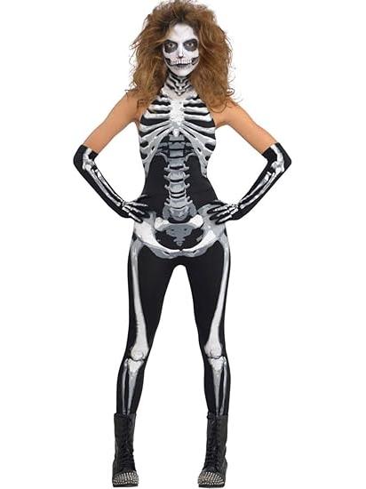 Sexy Bone-A-Fied Babe Skeleton Costume