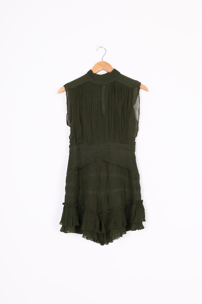 Shona Joy Womens Green Dress Size 10