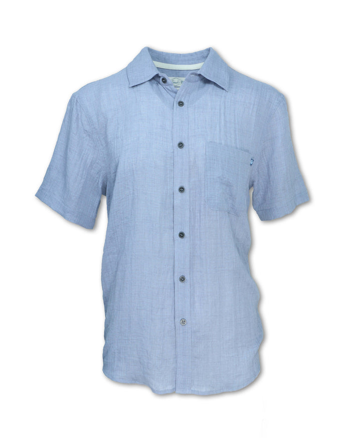 SHORT SLEEVED CROSSHATCH SHIRT