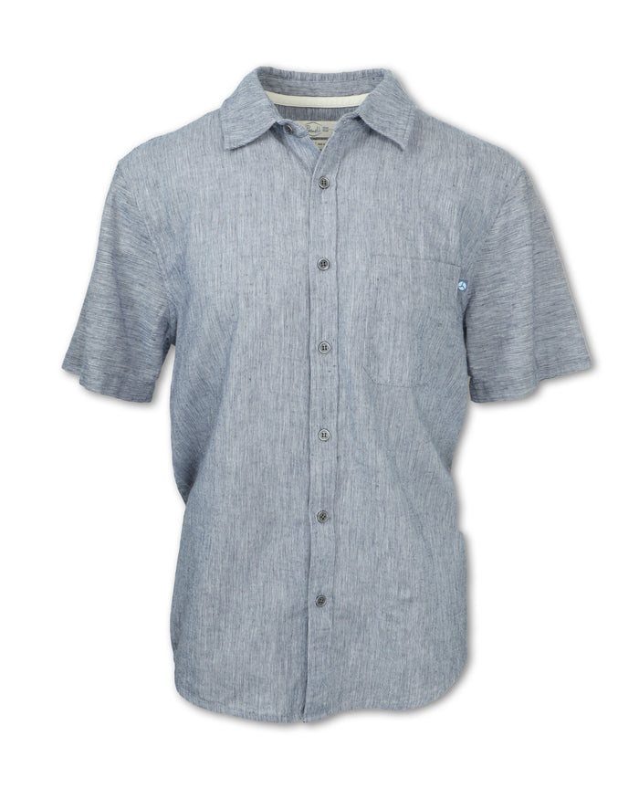 SHORT SLEEVED CROSSHATCH SHIRT