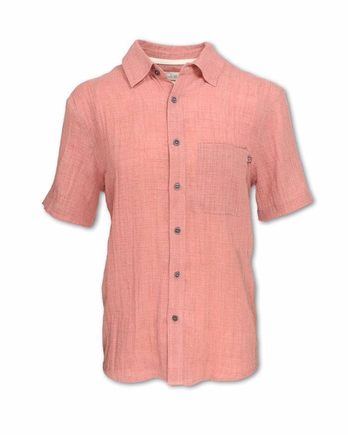 SHORT SLEEVED CROSSHATCH SHIRT