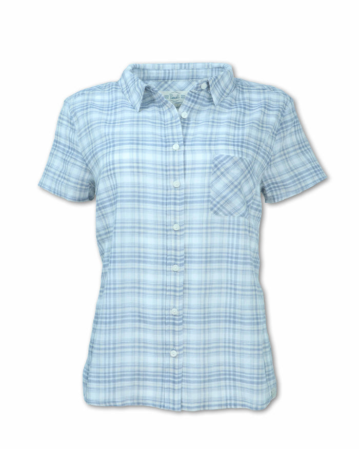 SHORT SLEEVED MADRAS PLAID SHIRT