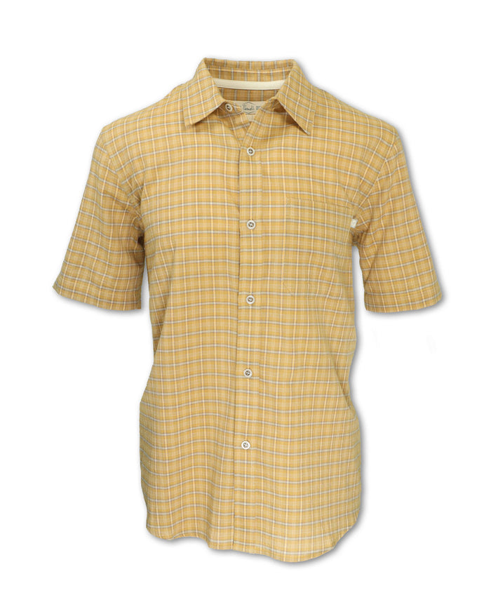 SHORT SLEEVED PLAID SHIRT