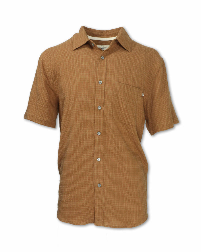 SHORT SLEEVED SEERSUCKER SHIRT