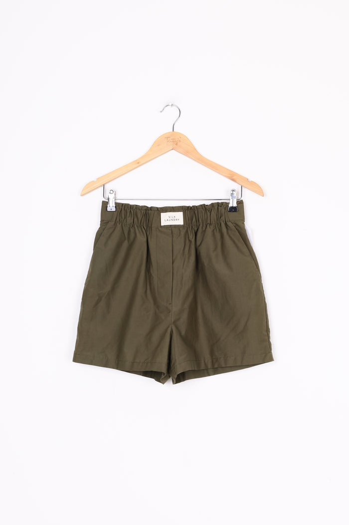 Silk Laundry Womens Green Shorts Size XS