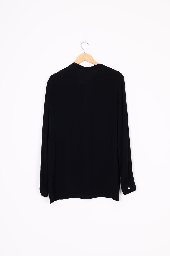 Sills Womens Black Top Size 10
