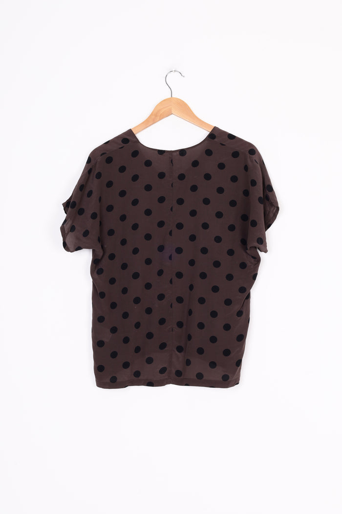 Sills Womens Grey Top Size 8