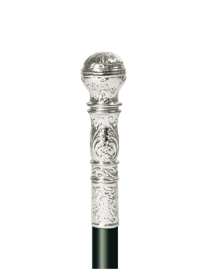 Silver Ball Cane Costume Accessory