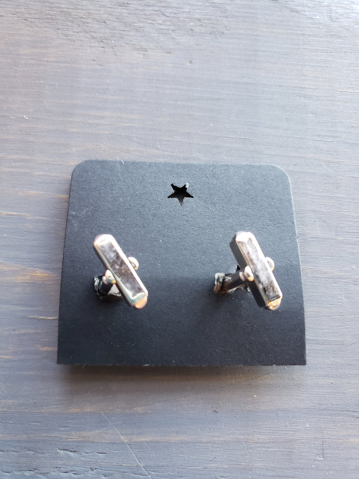 Silver Book Style Cuff Link set