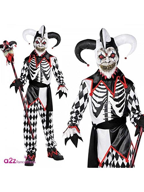 Sinister Jester Kids Costume