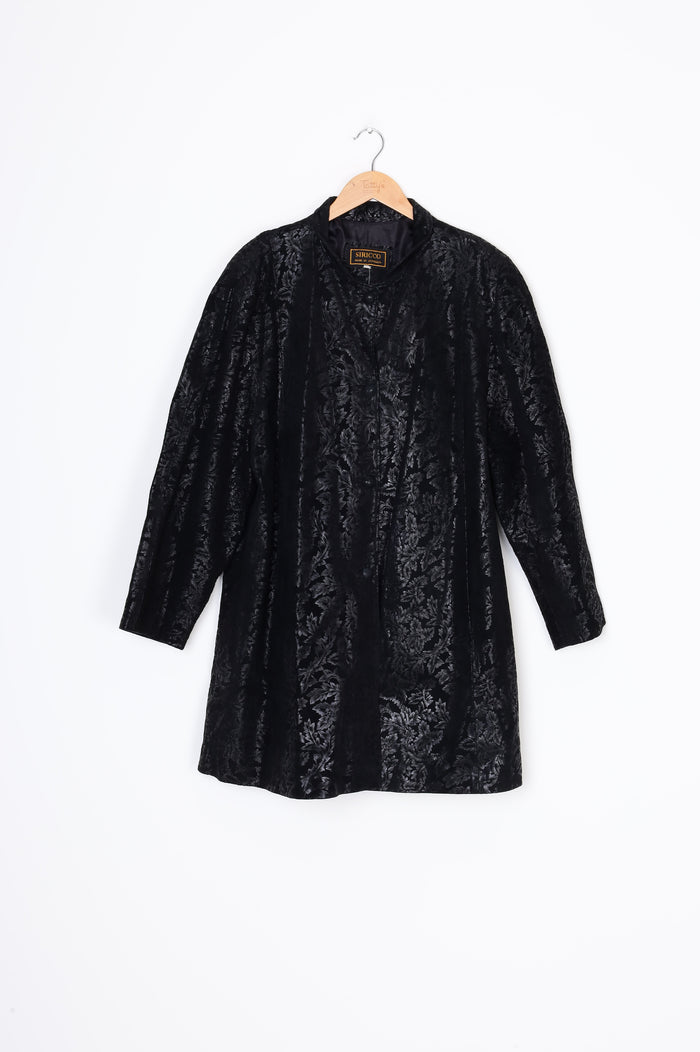 Sirico  Womens Black Coat Size M