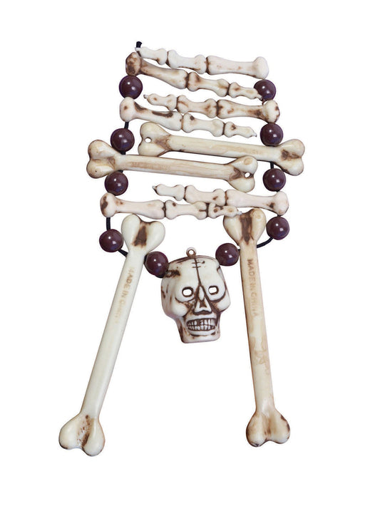 Skeleton Bone Necklace Costume Accessory