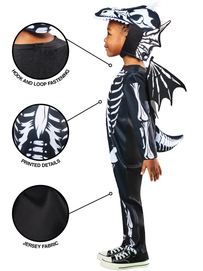 Skeleton Dragon Kids Costume