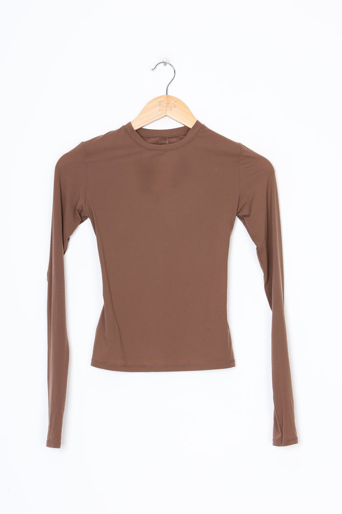 Skims Womens Brown Top Size XS