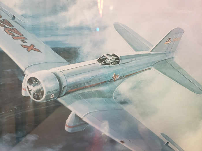 "Sky Chief" Framed art of plane