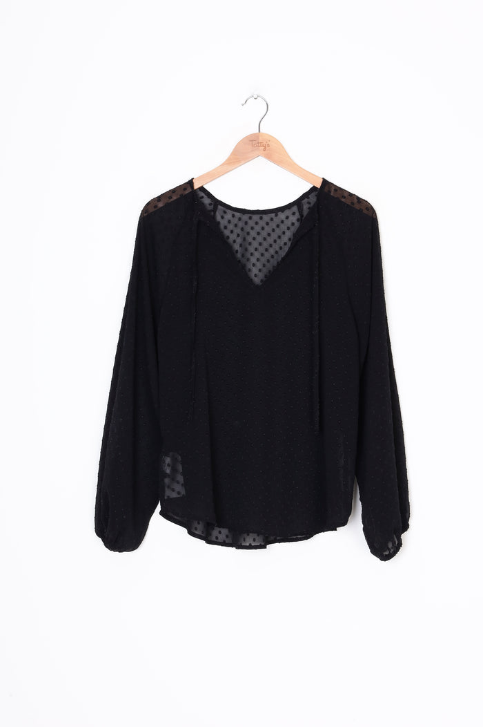 Smith & Western Womens Black Top Size S