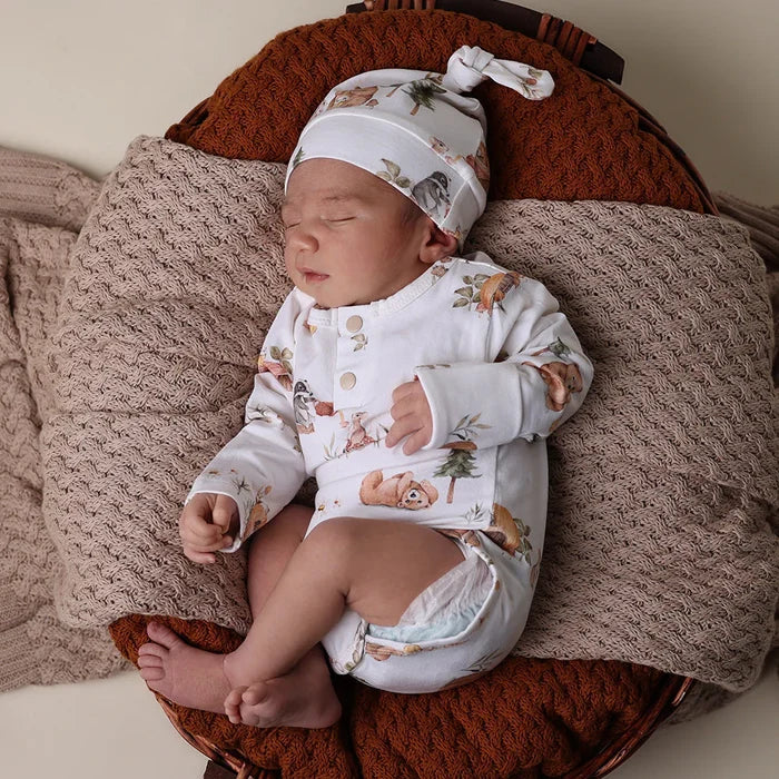 Snuggle Hunny Organic Long Sleeve Bodysuit - Bears