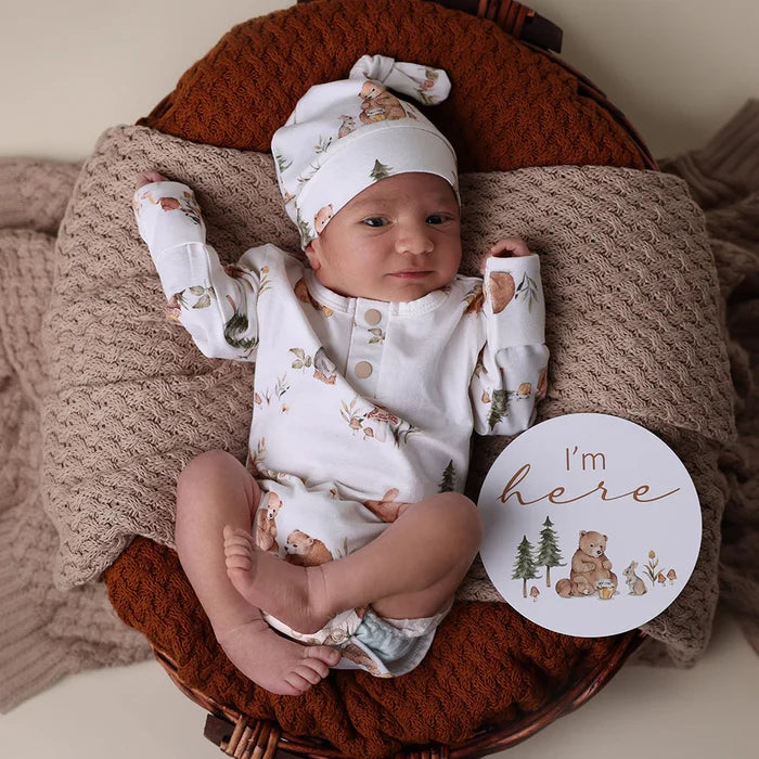 Snuggle Hunny Organic Long Sleeve Bodysuit - Bears