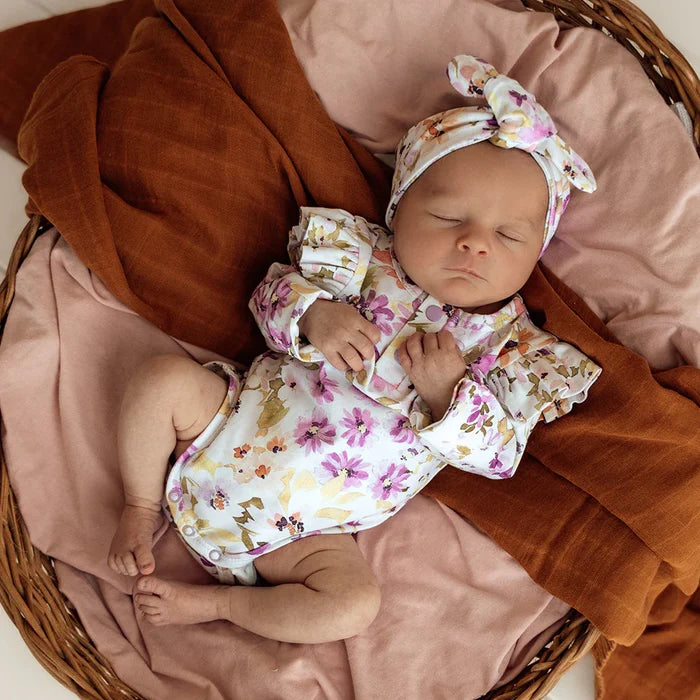 Snuggle Hunny Organic Long Sleeve Bodysuit - Isla