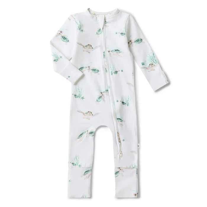 Snuggle Hunny Organic Snugglesuit - Turtle