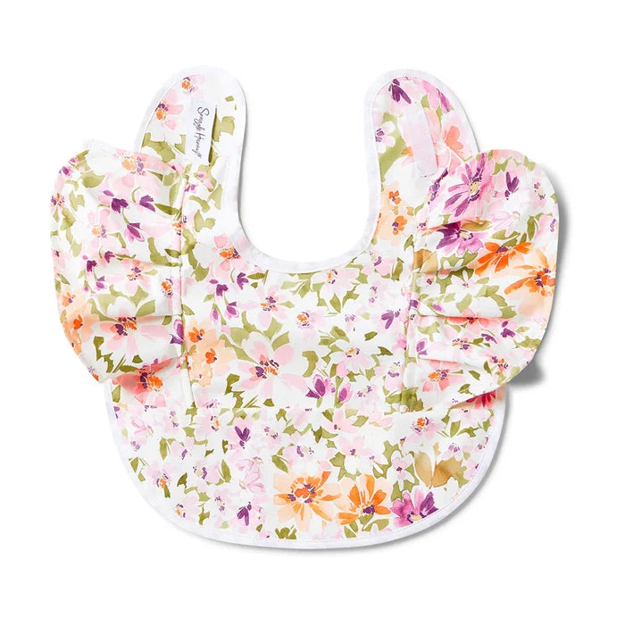 Snuggle Hunny Waterproof Frill Snuggle Bib - Isla