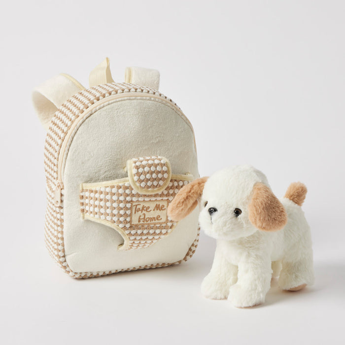 Soft Toy Puppy Take-Me-Home Backpack