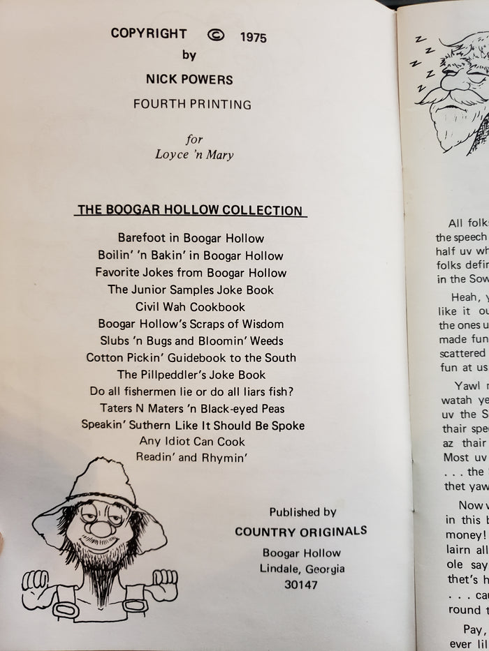 Speakin' Southern Like It Should Be Spoke! by Nick & William Powers