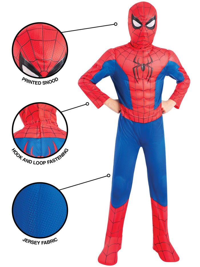 Spider-Man: Brand New Day Deluxe Kids Boys Costume