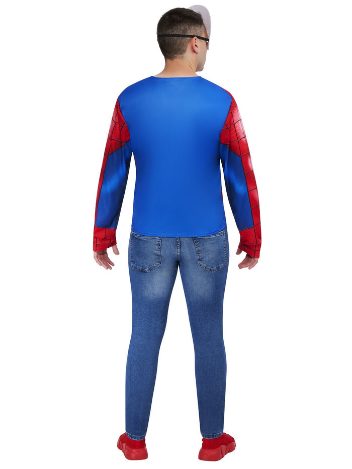 Spider-Man Top And Half Mask Costume
