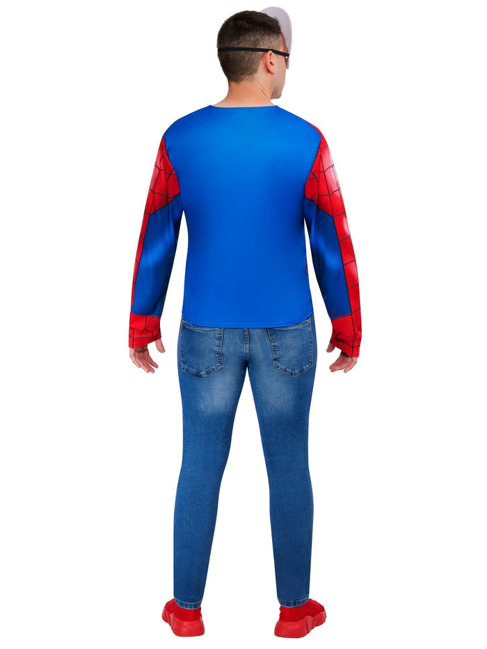 Spider-Man Top And Half Mask Costume