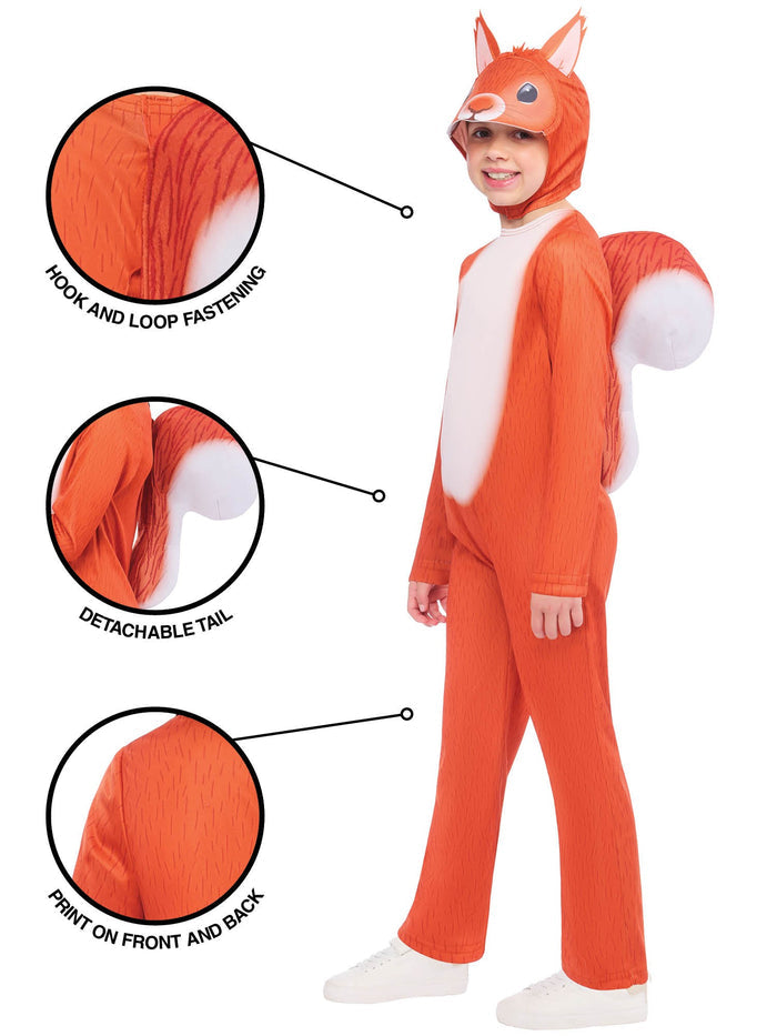 Squirrel Kids Costume