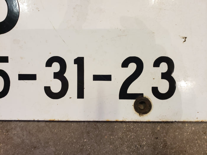 Standard OiI Company of California oil lease sign