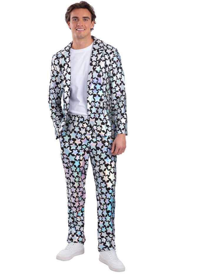 Star Gazer Jacket, Holographic Iridescent