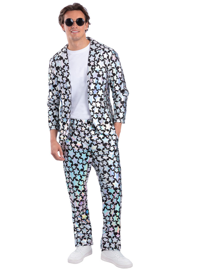 Star Gazer Jacket, Holographic Iridescent
