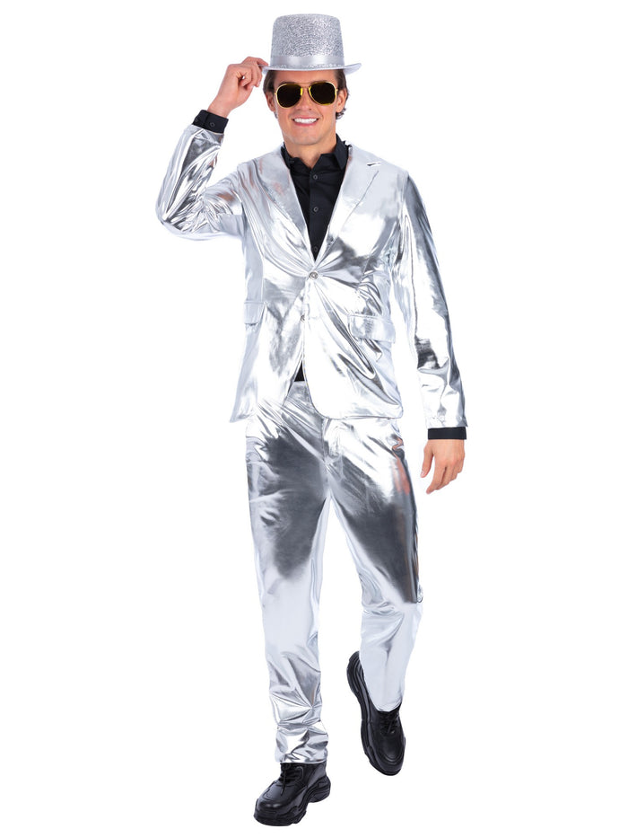 Sterling Silver Jacket, Metallic Silver