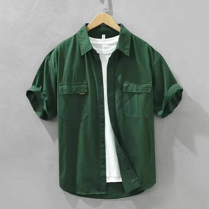 Summertime Manhattan Retro Cotton Polo