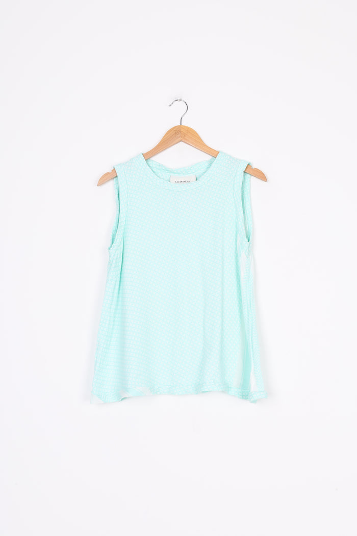 Summery Copenhagen Womens Blue Top Size S