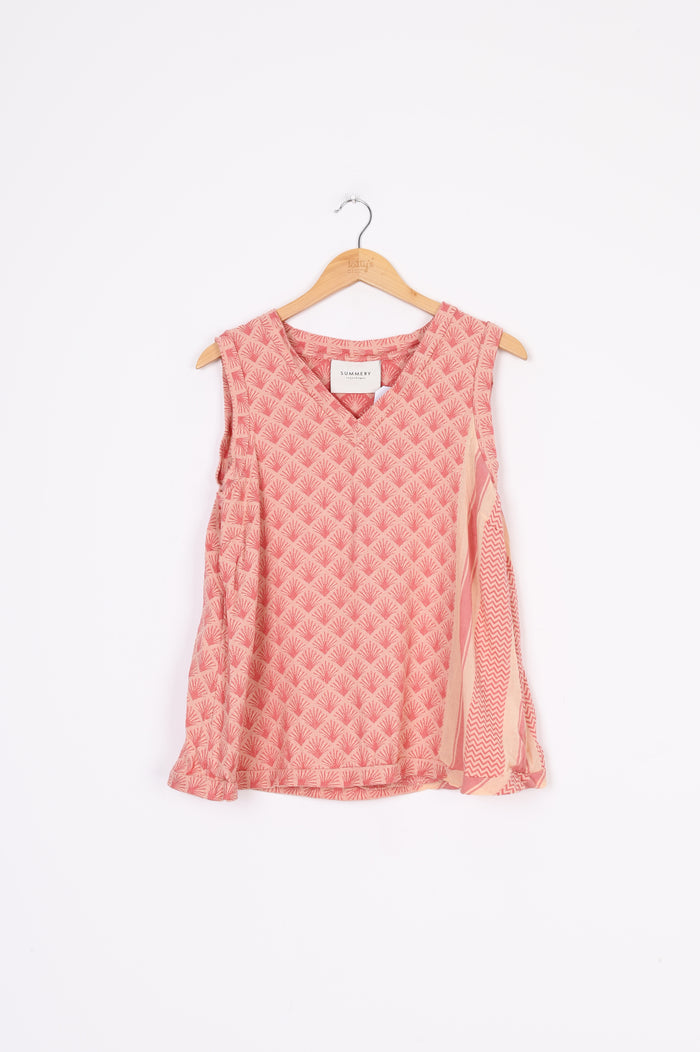 Summery Copenhagen Womens Pink Top Size S