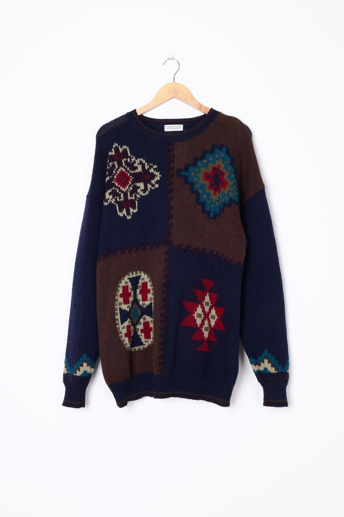 Sundays Uomo Mens Blue Jumper Size L
