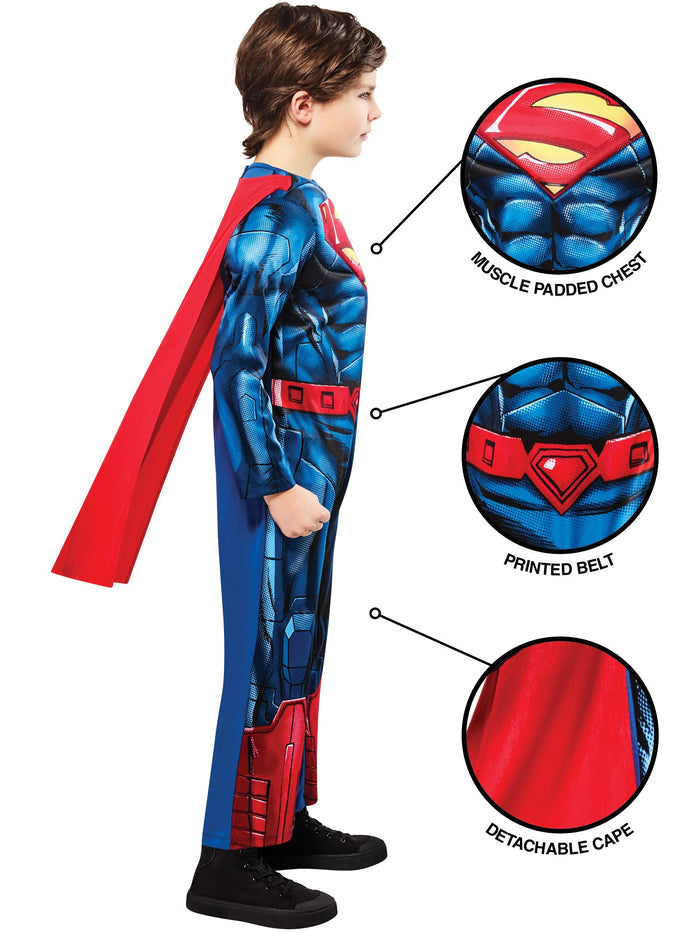Superman Kids Padded jumpsuit Costume