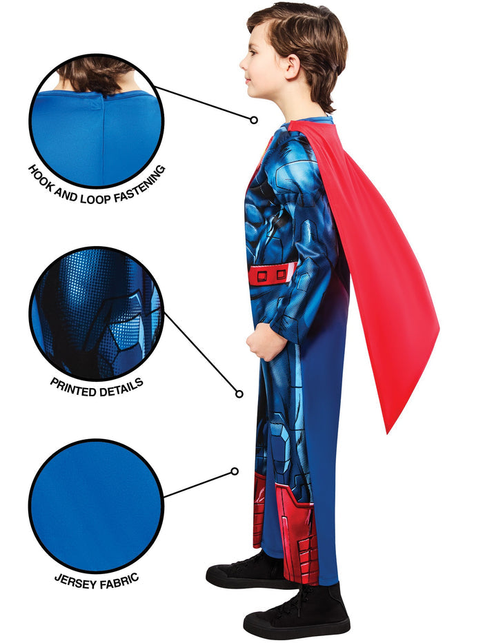 Superman Kids Padded jumpsuit Costume