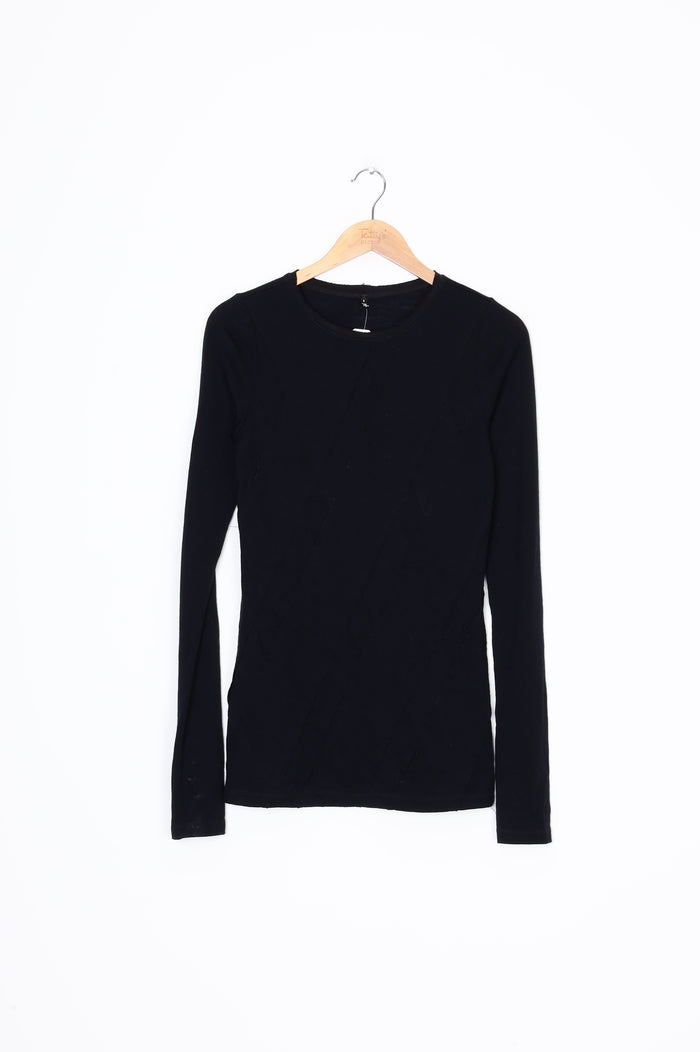 Taylor Womens Black Top Size S
