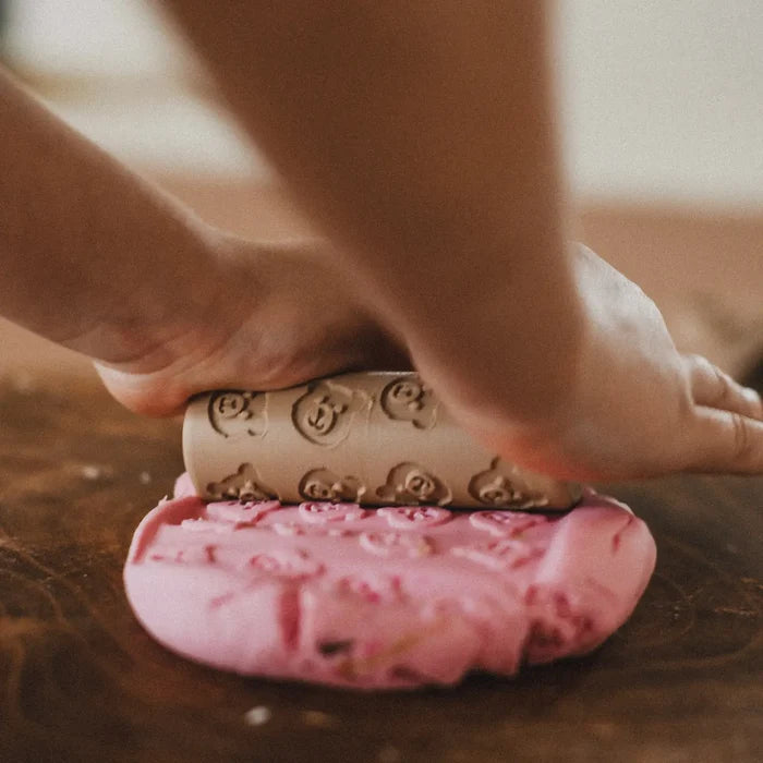 Teddy Bear Pattern Playdough Roller