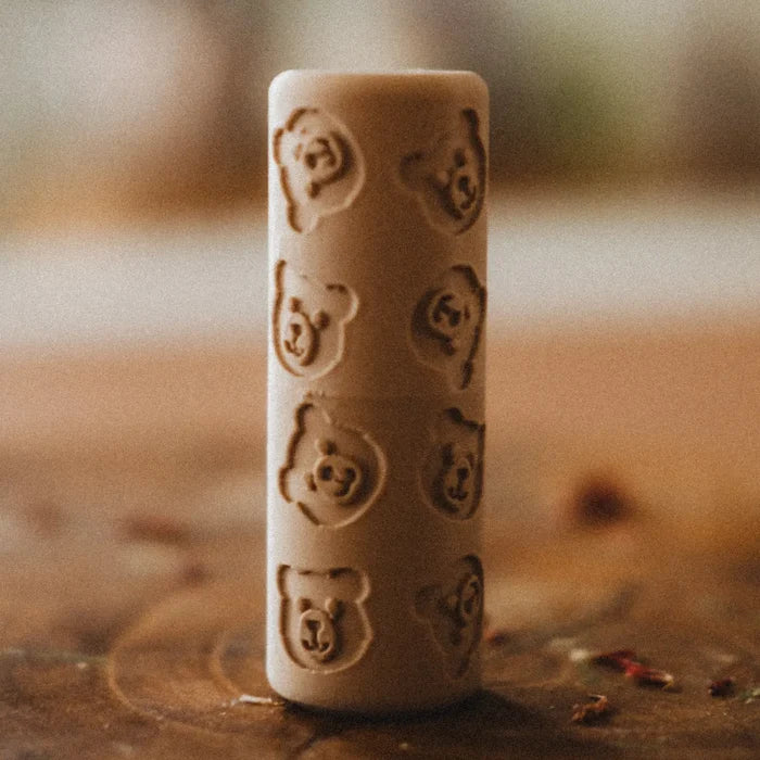 Teddy Bear Pattern Playdough Roller